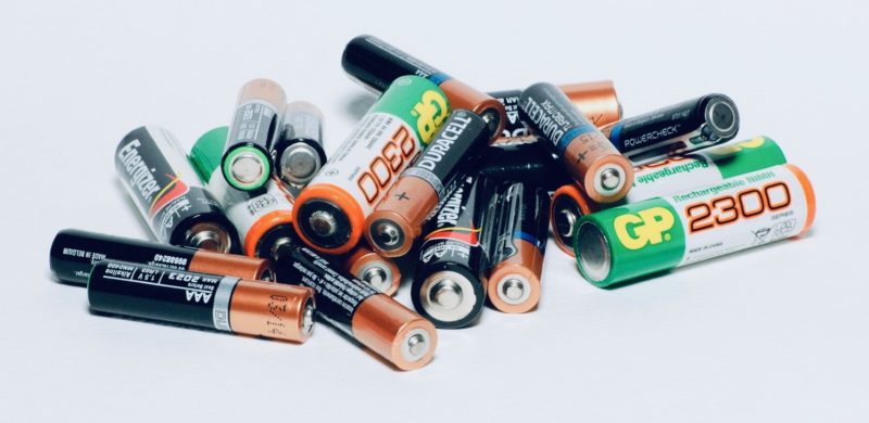 Check disposal requirements before you toss items like batteries in the trash.