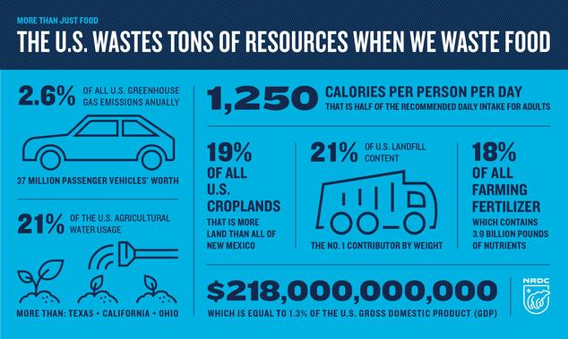 Food waste isn't the only problem. There's also resource waste.