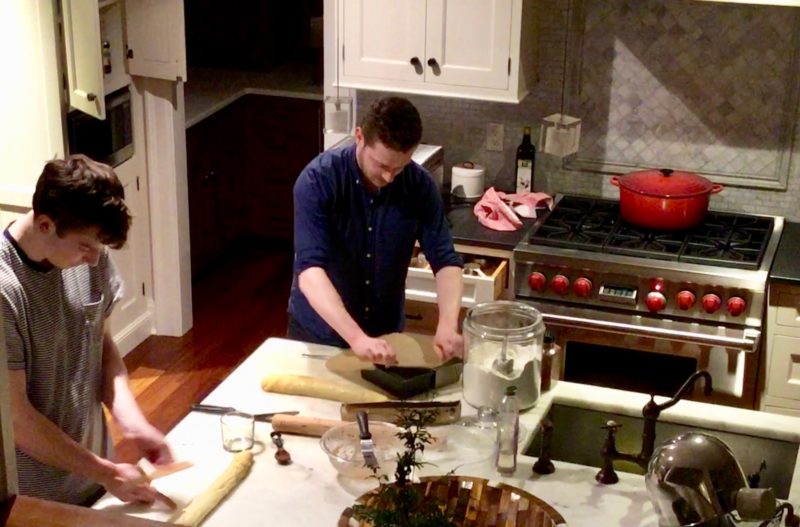 You can still enjoy baking (and mess-making, as evidenced by my two sons) in a zero waste kitchen!