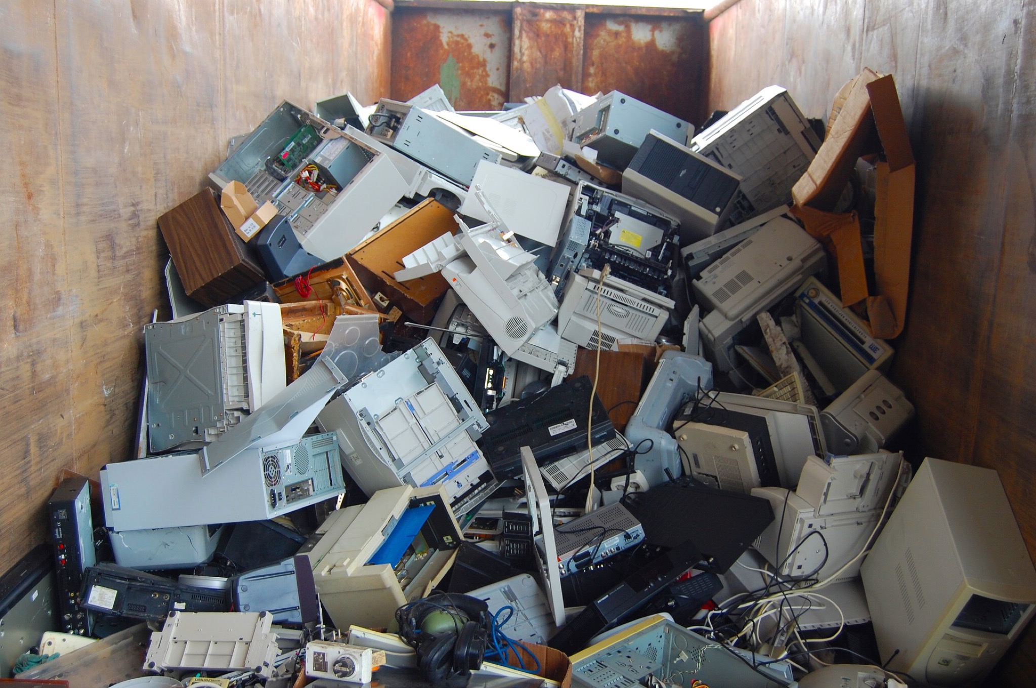 E-waste is a catchall term for a variety of different electronics and electrical products. 