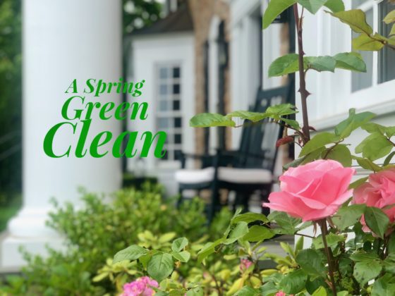 Spring is a perfect time for a green clean of your home.