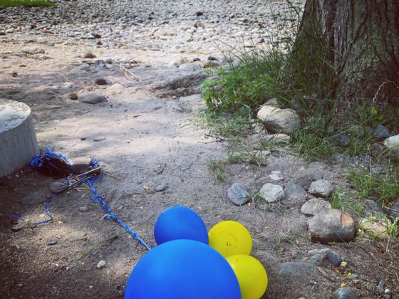 Balloon pollution is a growing problem.