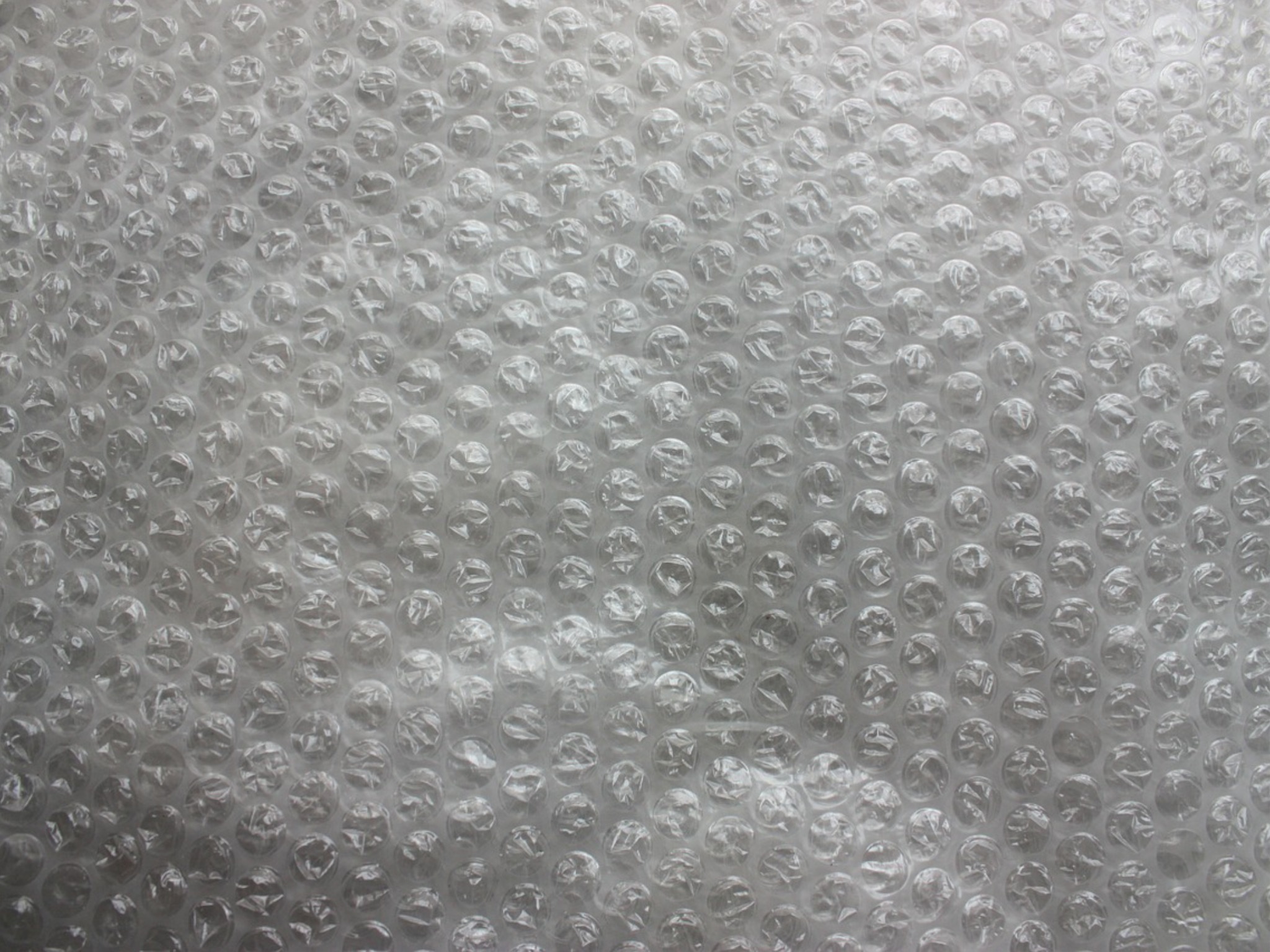 Bubble wrap is not curbside recyclable.