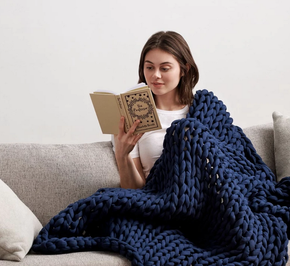 Best Eco Friendly Gifts: Bearaby Weighted Blanket
